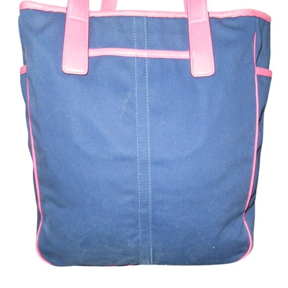 Coach 2008 Limited Edition Bonnie Cashin Navy Canvas Tote - Picture 2 of 11